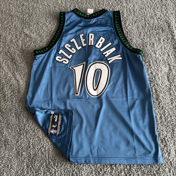 Rare Puma Authentic 2000 Wally Szczerbiak NBA Minnesota Timberwolves Jersey XL - Picture 2 of 11
